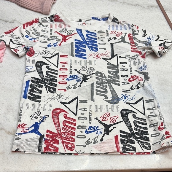 Nike Kids Graphic Print T-Shirt - Multicolor - Picture 1 of 3
